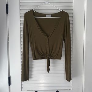 Knot tie long sleeve